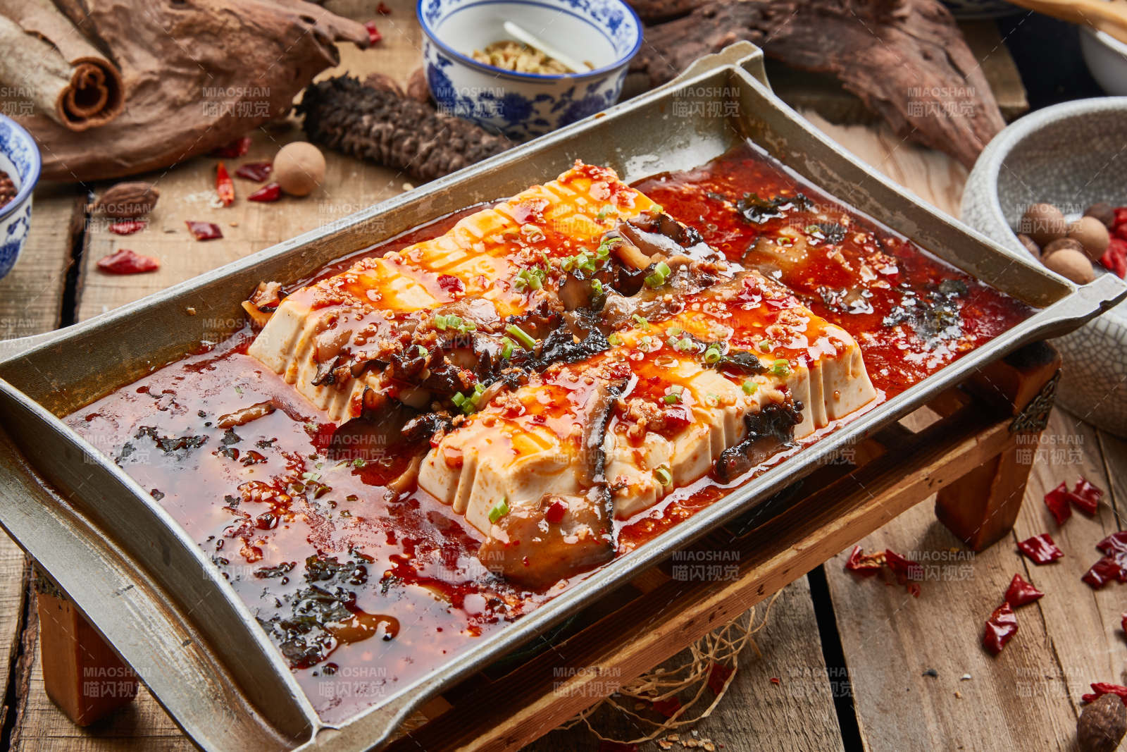 浇汁铁板日本豆腐图片