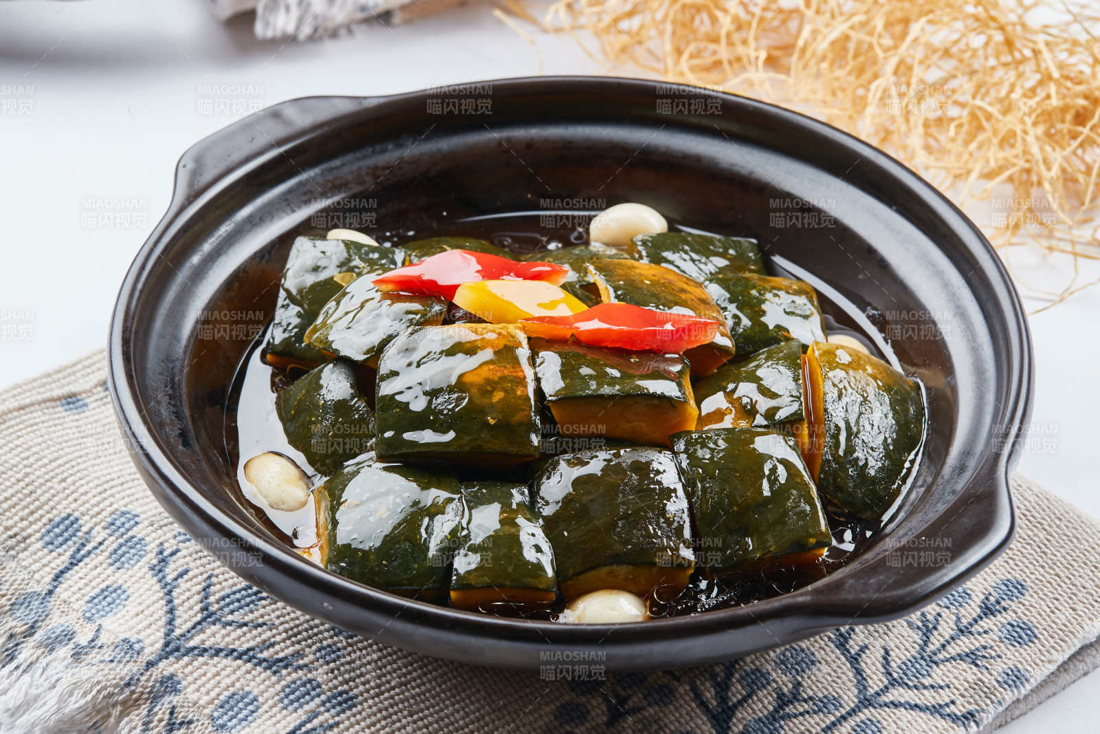 蒜香砂锅红枣蜂蜜焗南瓜图片