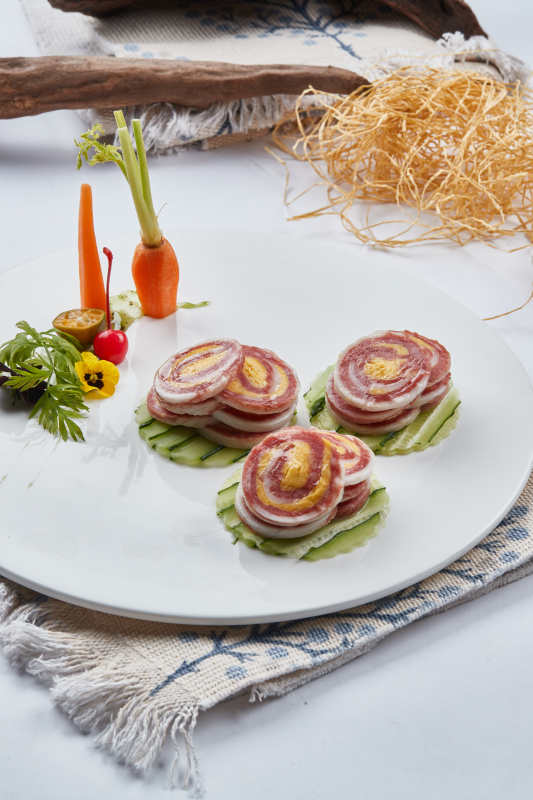 油炸玉子烧虾仁蛋卷图片