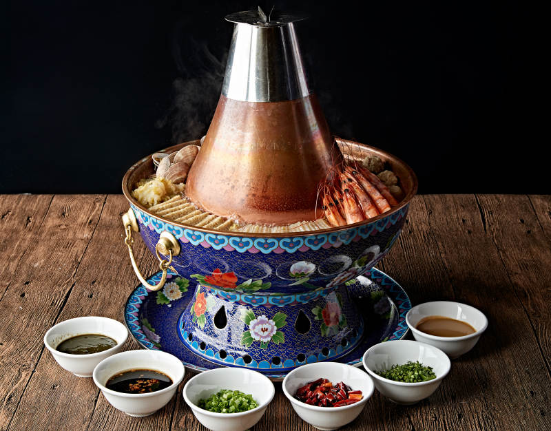 什锦海鲜景泰辣火锅图片