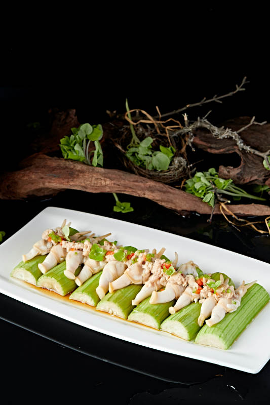 烘烤花卷配老北京腐乳图片