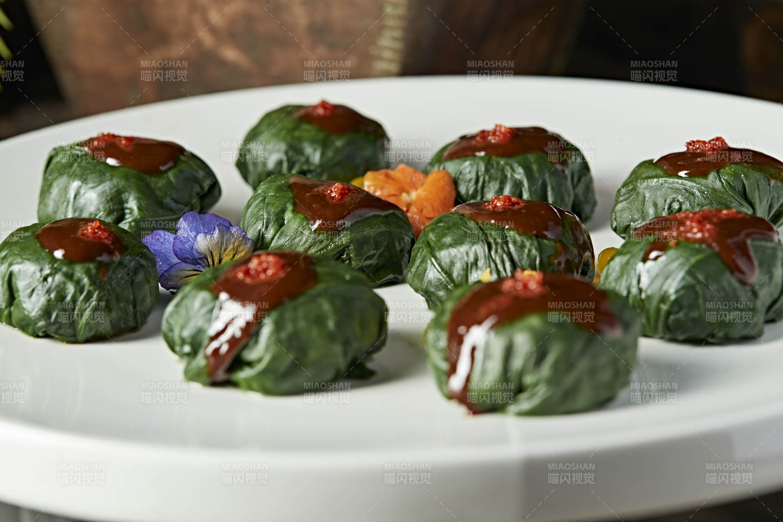 香蒸美味菠菜墩图片