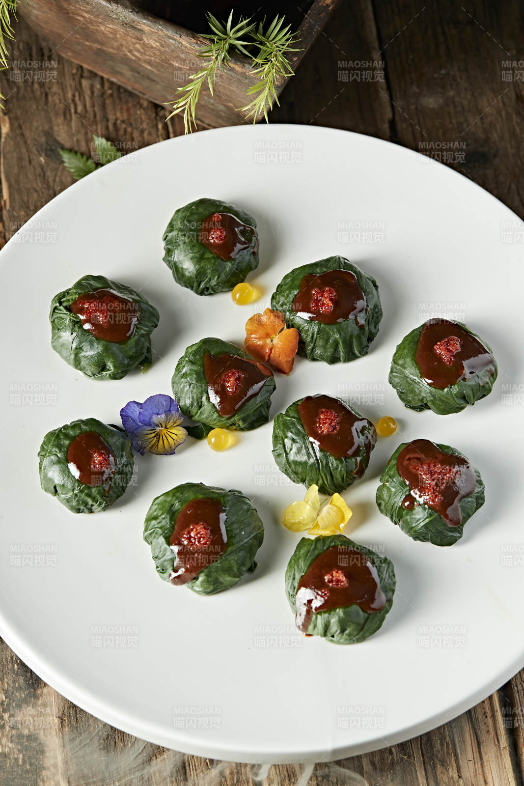 香蒸美味菠菜墩图片