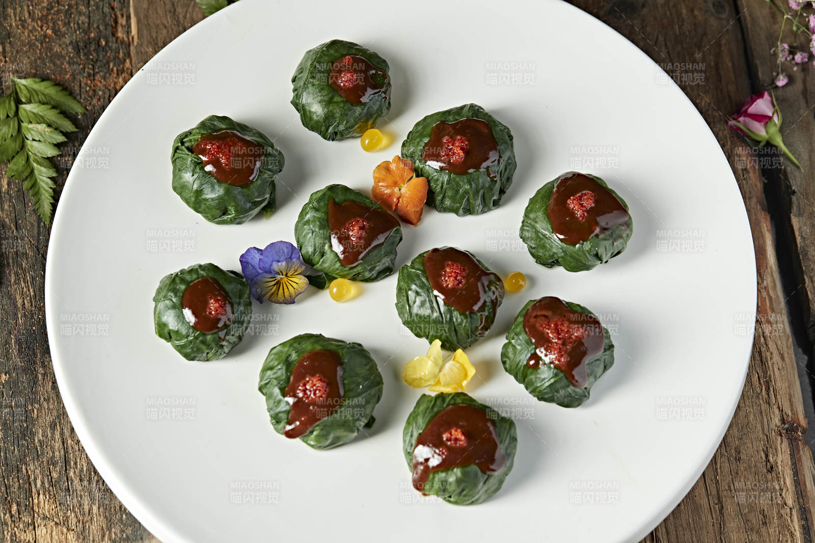 香蒸美味菠菜墩图片