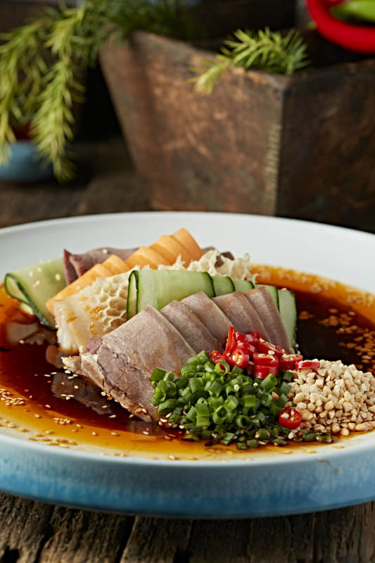 芝麻红油卤味口条金钱肚图片