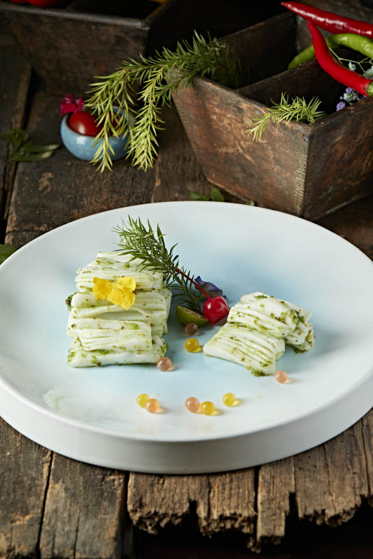 芥香山葵墨鱼花图片