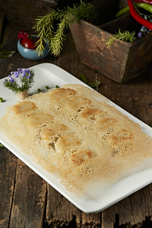 渔网酥脆煎饺图片