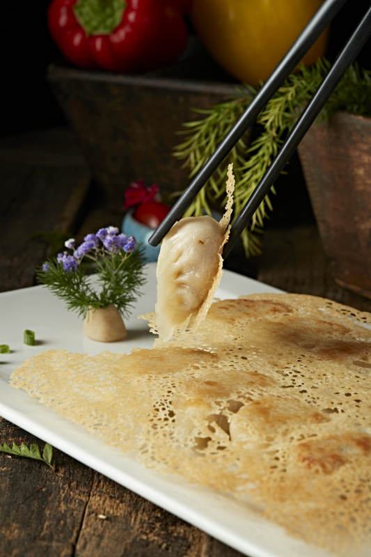 渔网酥脆煎饺图片