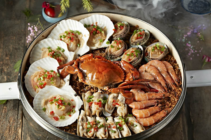 超级香蒸蒜蓉香辣海鲜大咖图片