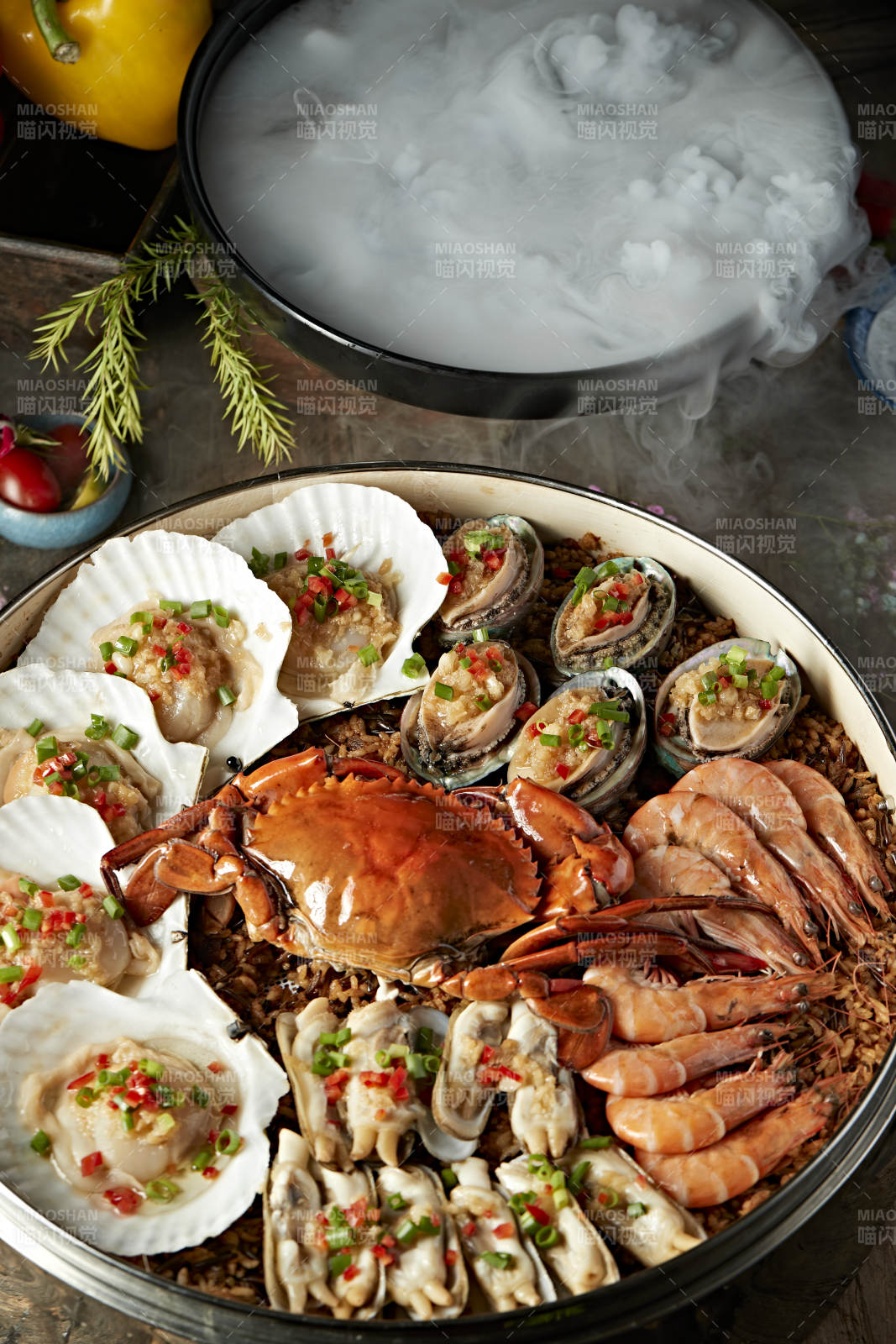 超级香蒸蒜蓉香辣海鲜大咖图片