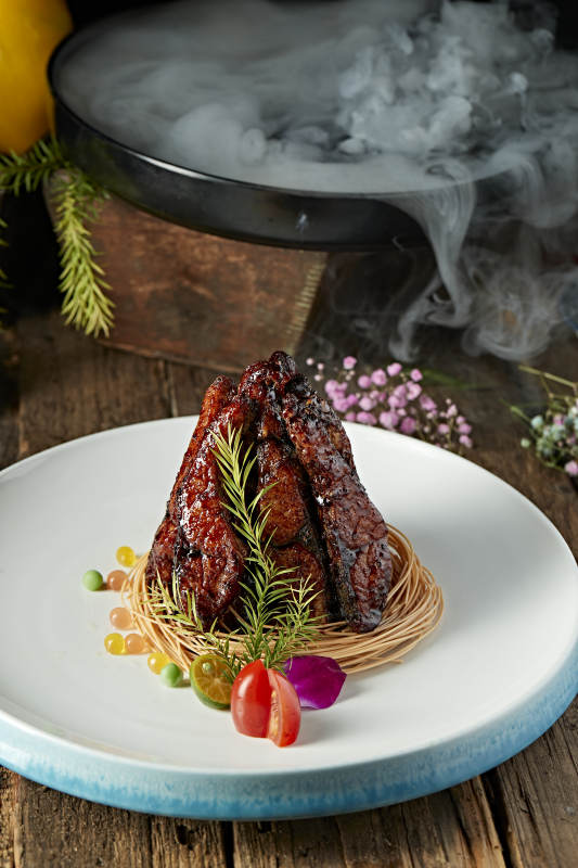 焦糖烟熏海青鱼段图片