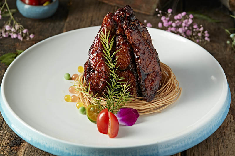 焦糖烟熏海青鱼段图片