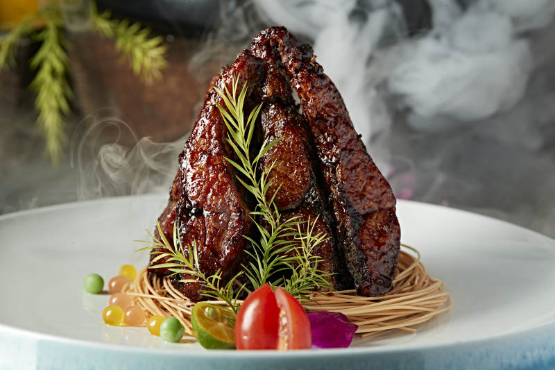 焦糖烟熏海青鱼段图片