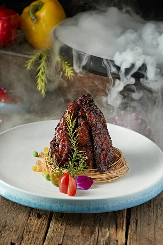 焦糖烟熏海青鱼段图片