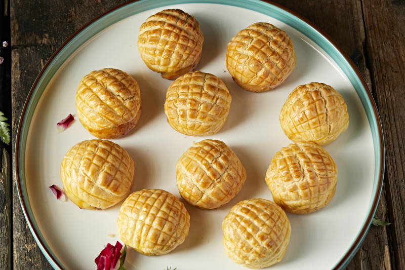 港式茶餐菠萝包图片