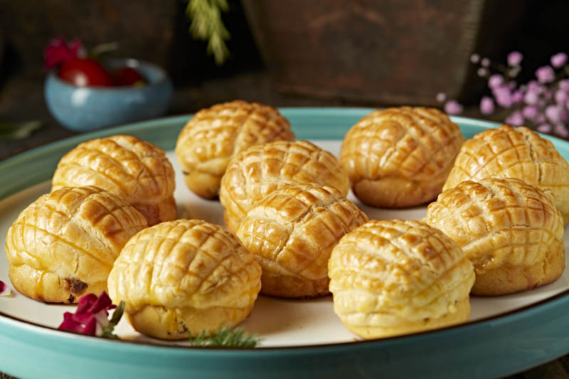 港式茶餐菠萝包图片