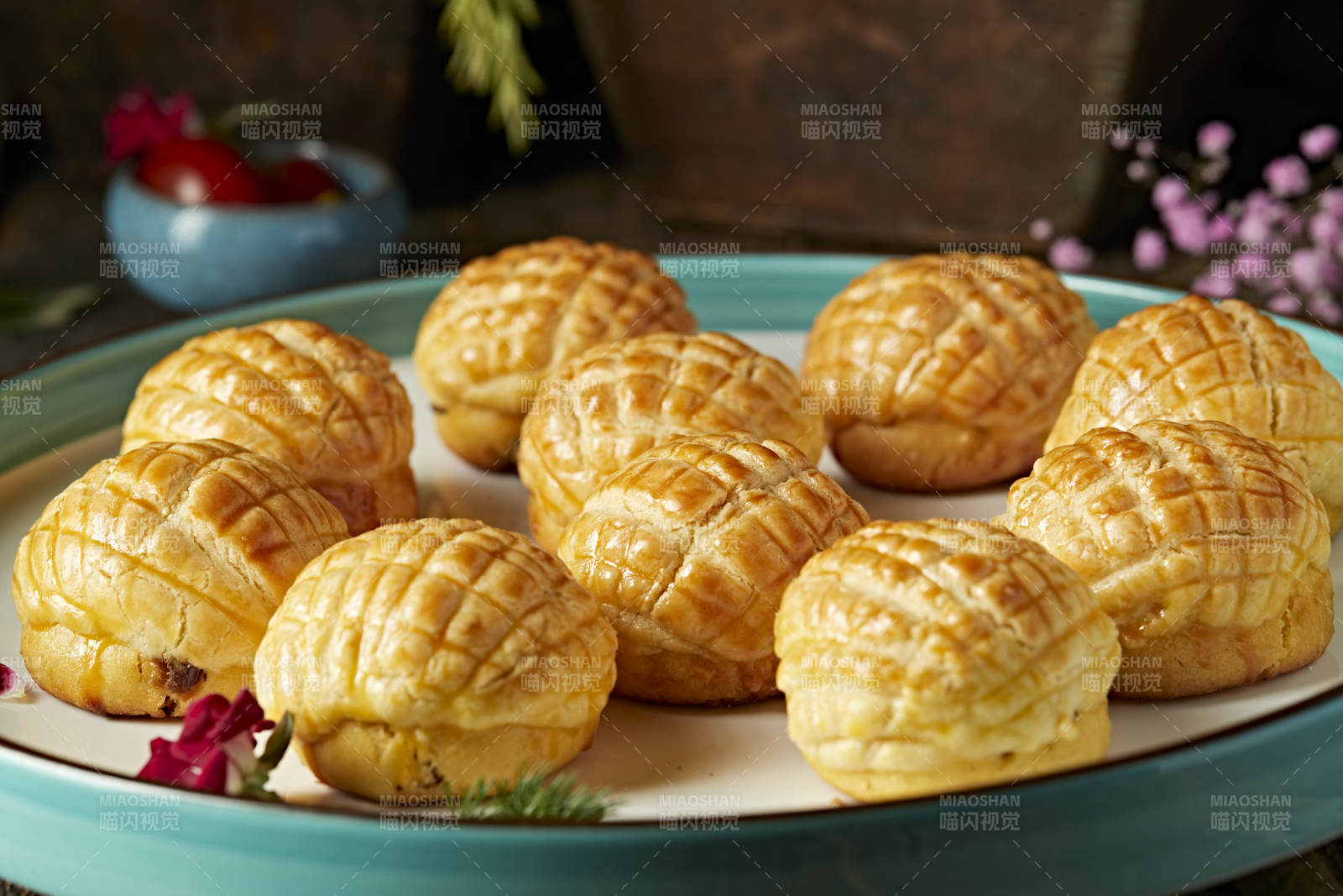 港式茶餐菠萝包图片