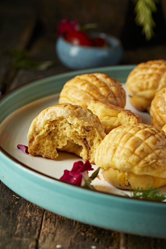 港式茶餐菠萝包图片