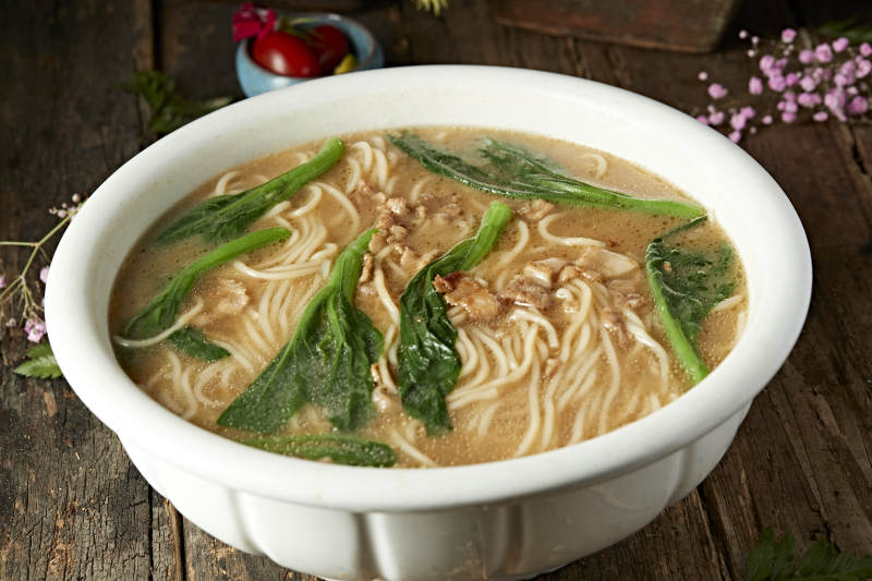 家常菜心羊肉汤面图片