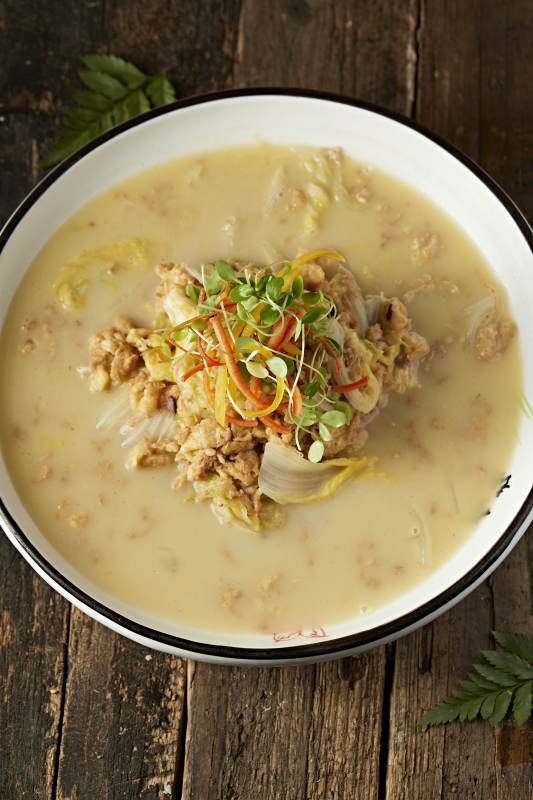 浓汤蛋花虾仁娃娃菜图片