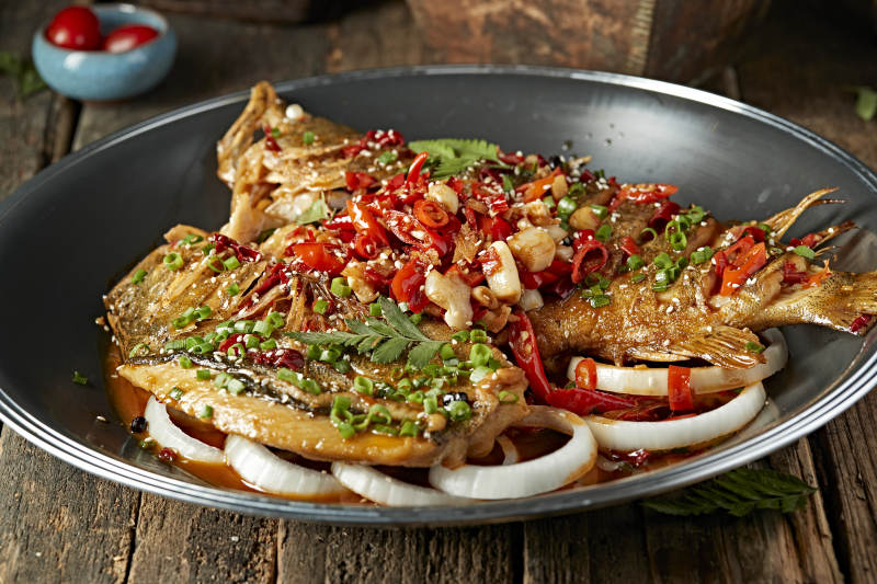 徽州名菜臭鳜鱼图片