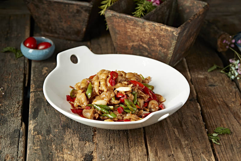 香辣爆炒脱骨凤爪图片