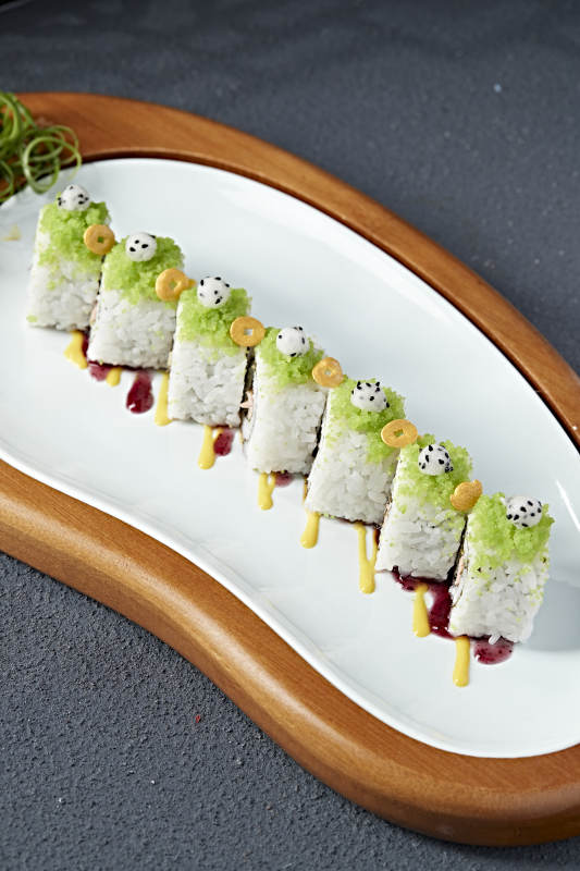 鲜果什锦太卷寿司图片