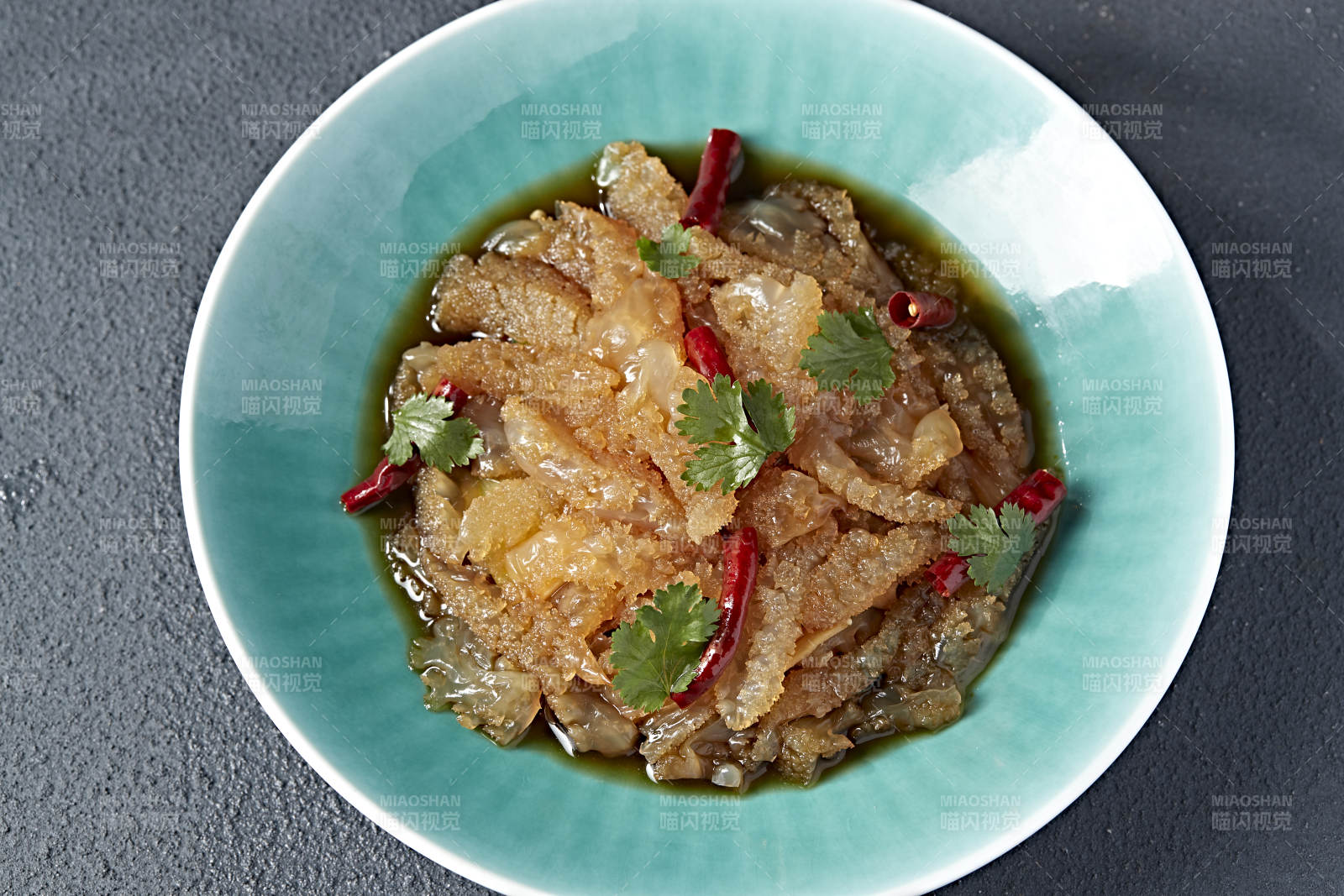 美味凉菜香辣老醋蛰头图片