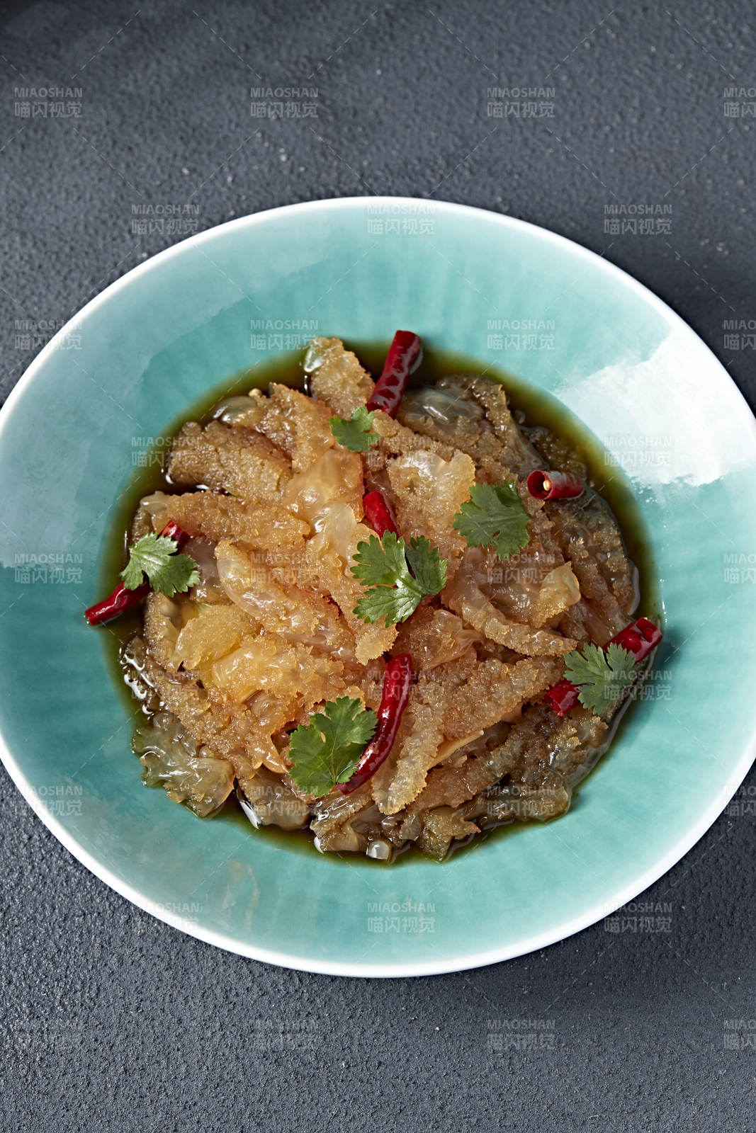 美味凉菜香辣老醋蛰头图片