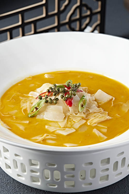 浓汤藤椒炖笋衣图片