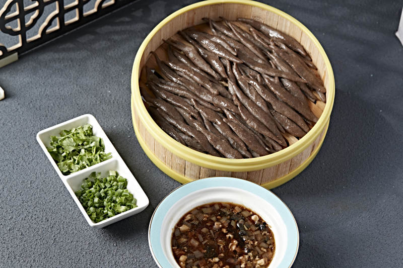 张家口地方美食黑莜面鱼鱼图片