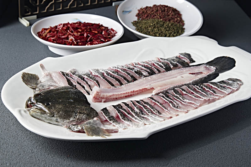 预制食材鲜鮰鱼切片香辣水煮鱼图片