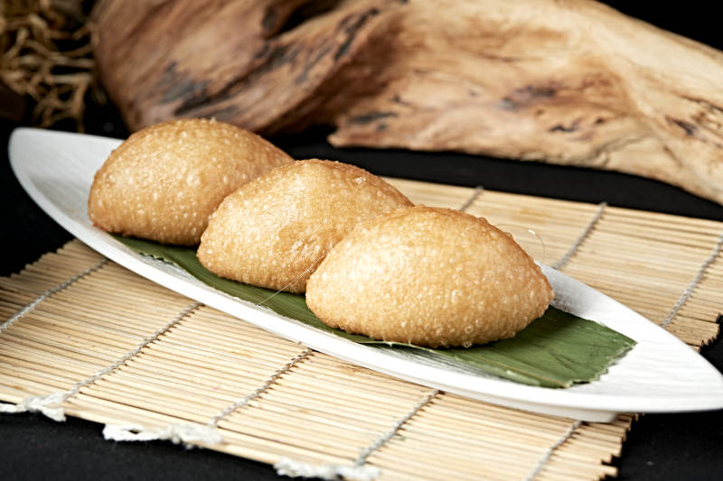 美味茶餐港式油炸酥皮酱肉包图片