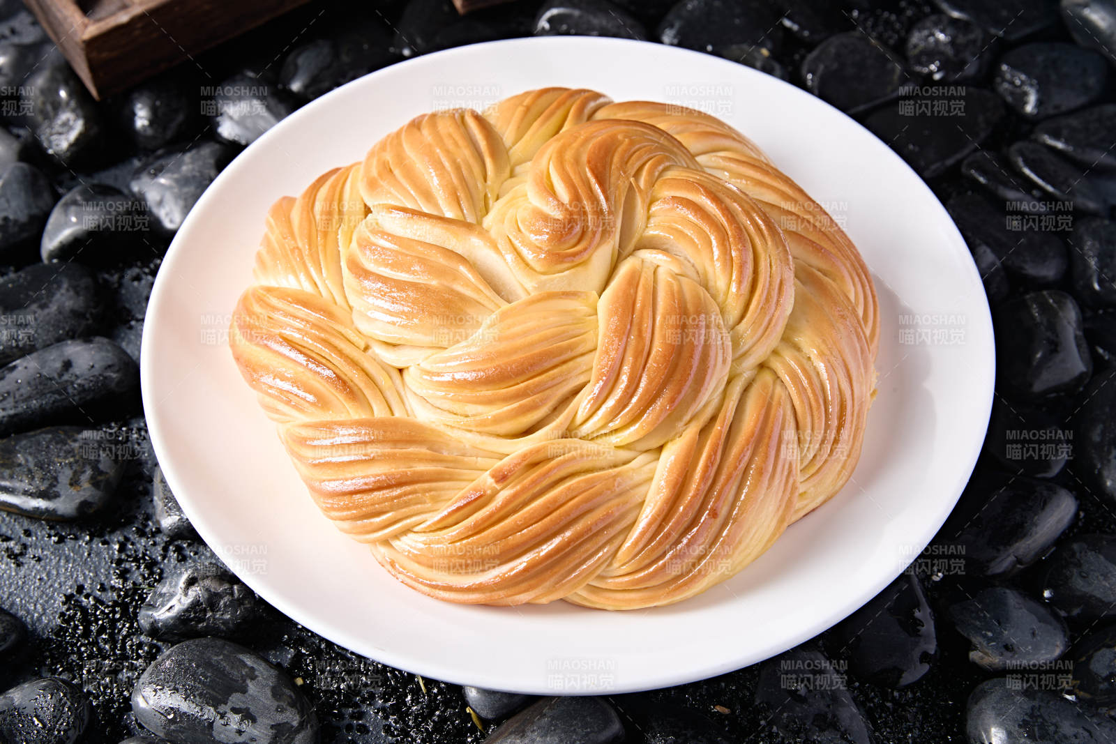 香烤开花富贵大花卷图片