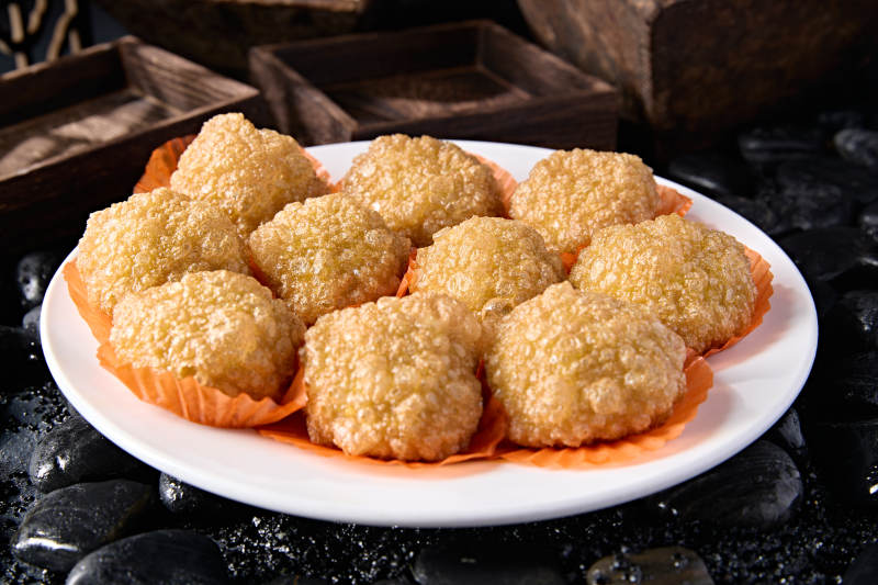 张垣坝上油炸黄糕图片