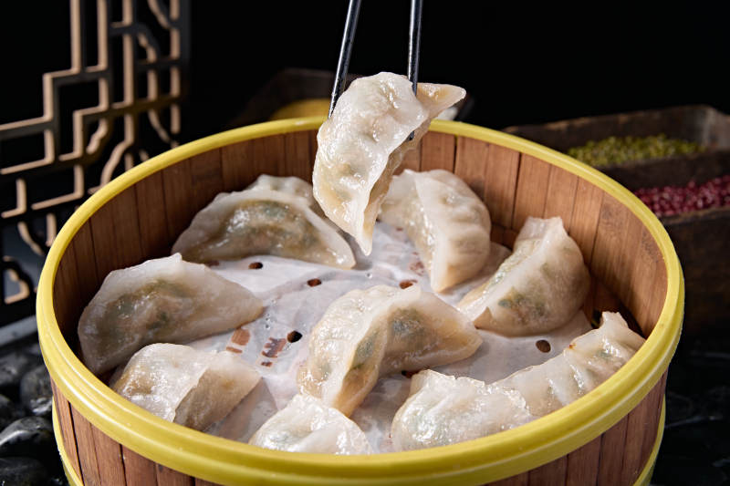 港式冰皮水晶什锦蒸饺图片