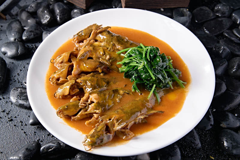 美味家常黄焖嘎鱼图片