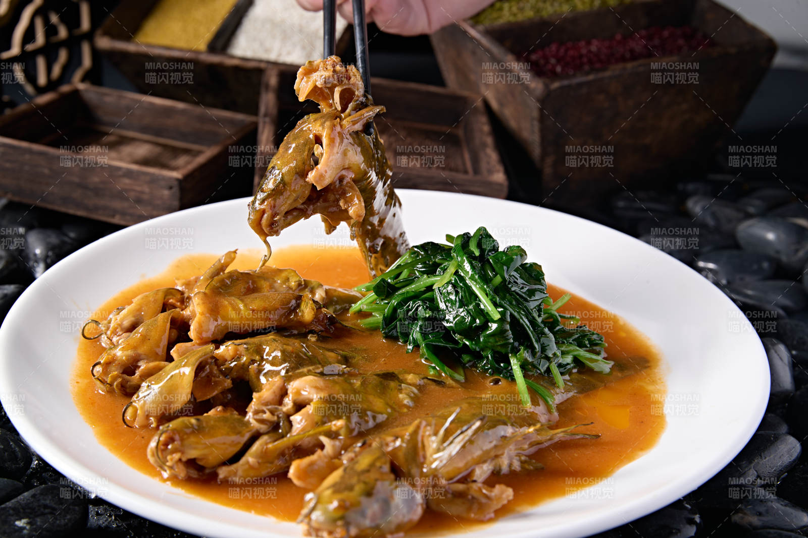 美味家常黄焖嘎鱼图片