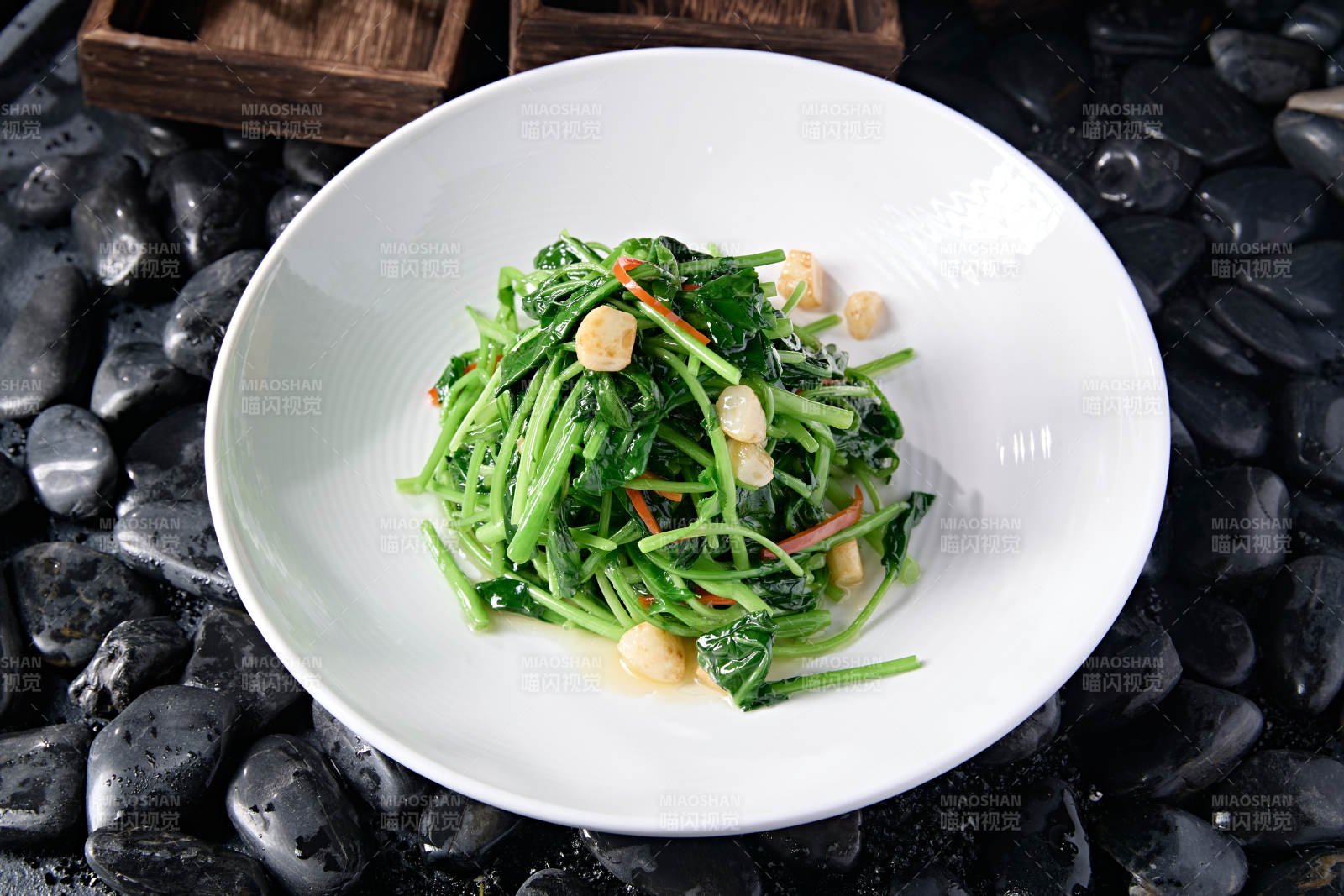 彩椒蒜香鸡毛菜西洋菜图片