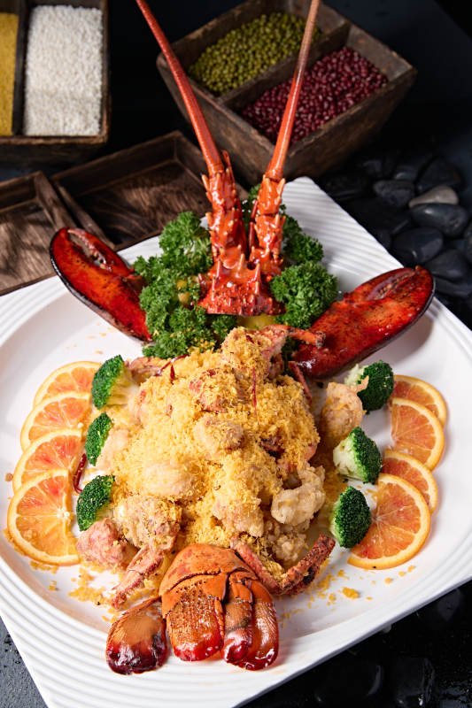 香炸美洲大龙虾球图片