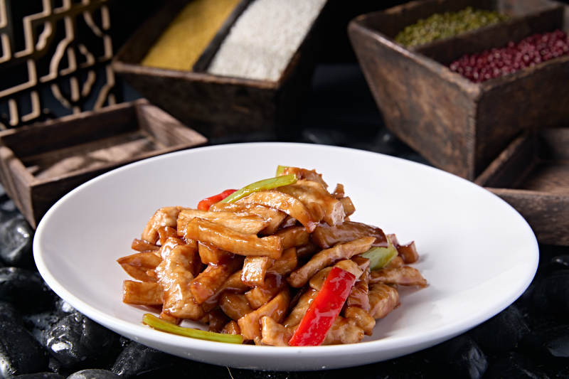 彩椒牛柳杏鲍菇图片