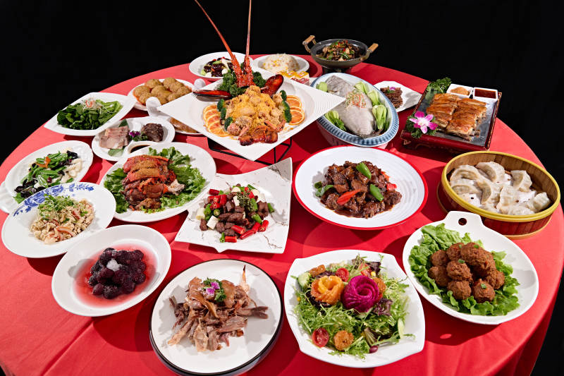 一桌高档酒店婚宴酒席图片