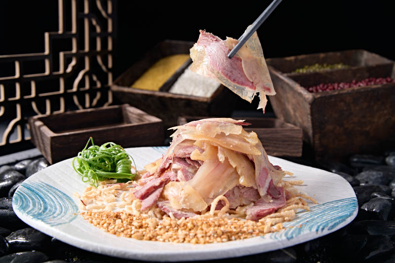 精美凉菜水晶肴肉片图片