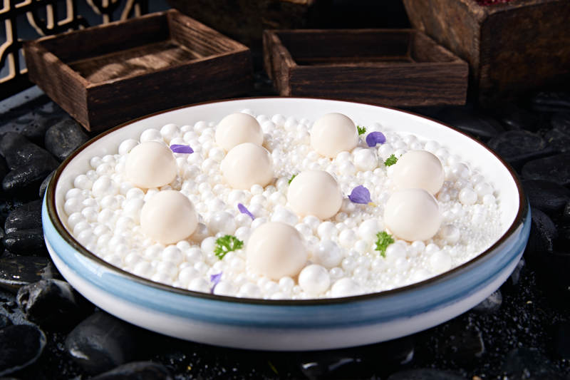 精美仿菜珍珠鹅肝图片