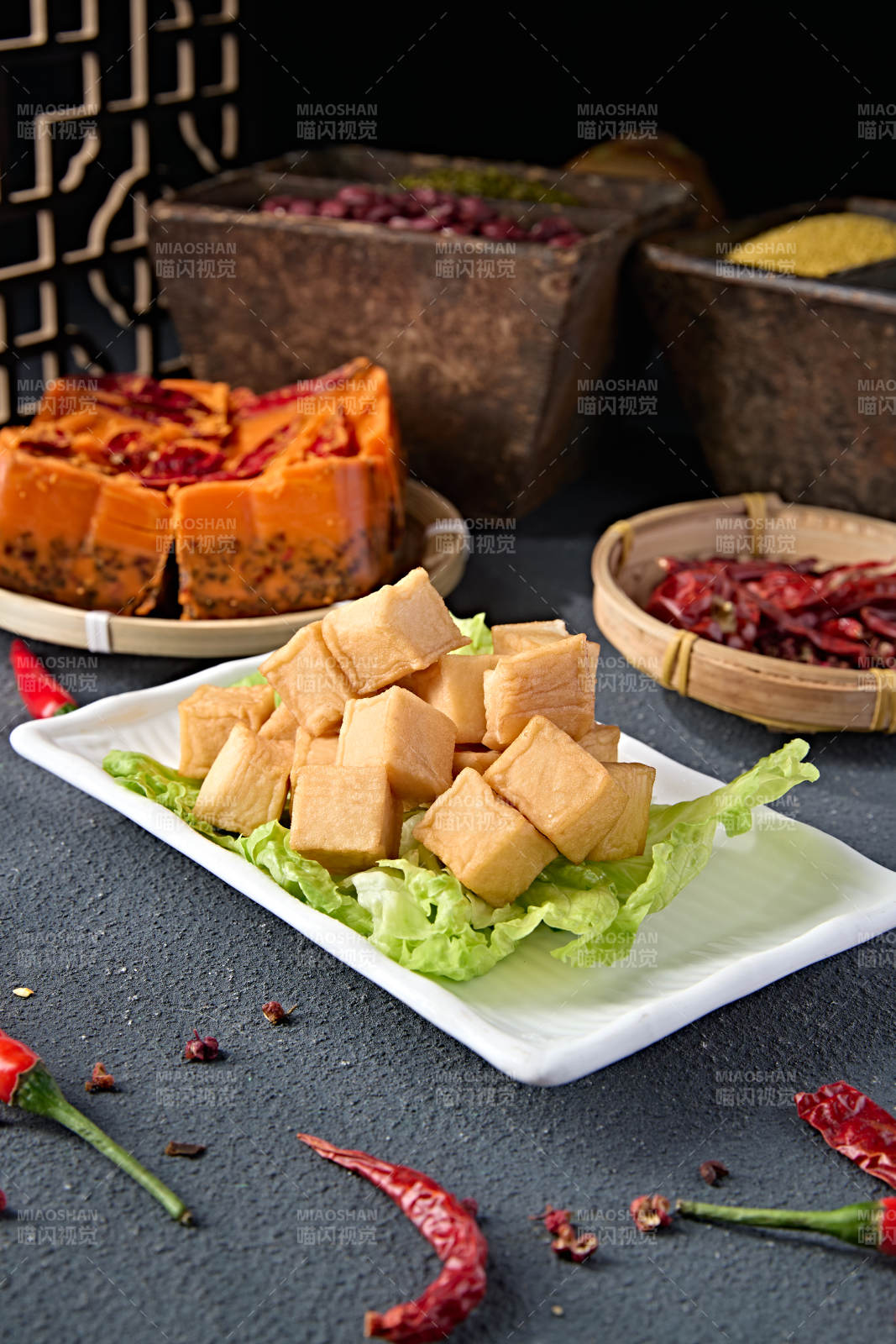 火锅配菜美味鱼豆腐图片