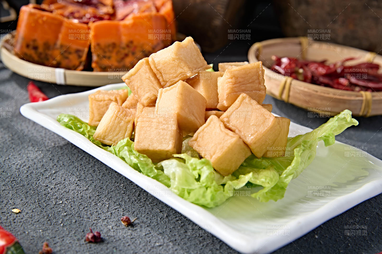 火锅配菜美味鱼豆腐图片