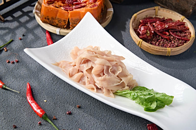 火锅食材美味鲜嫩鸭肠图片