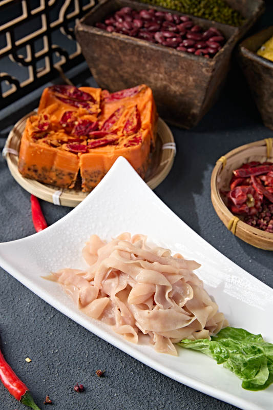 火锅食材美味鲜嫩鸭肠图片