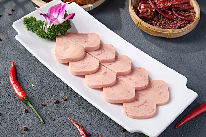 涮品食材罐头午餐肉图片