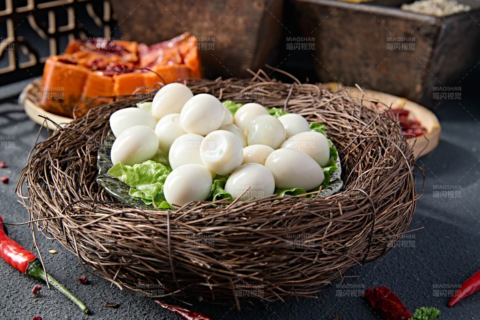 美味火锅食材鹌鹑蛋图片
